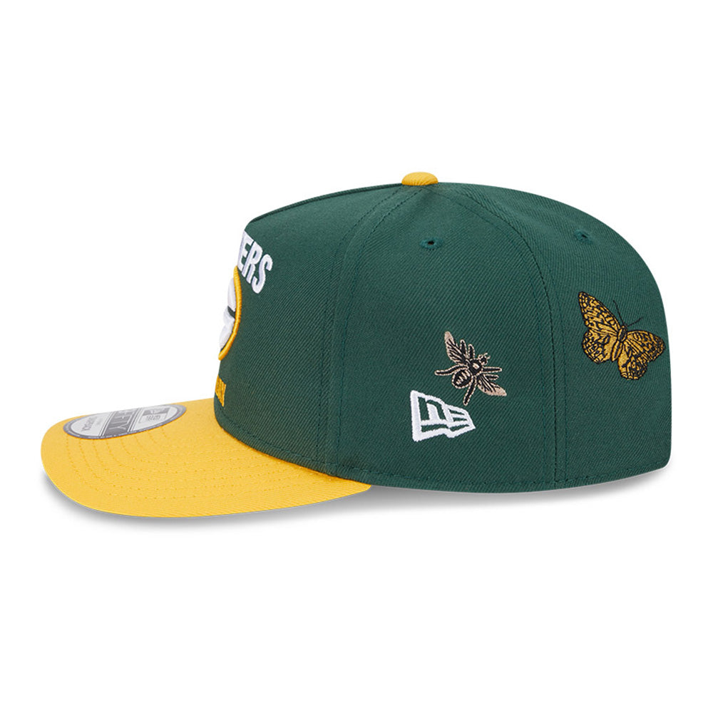 New Era x FELT Green Bay Packers NFL Dark Green 9FIFTY Snapback Cap