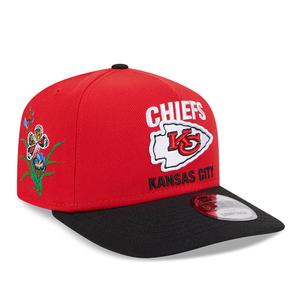 New Era x FELT Kansas City Chiefs NFL Red 9FIFTY Snapback Cap