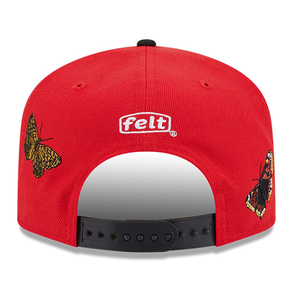 New Era x FELT Kansas City Chiefs NFL Red 9FIFTY Snapback Cap