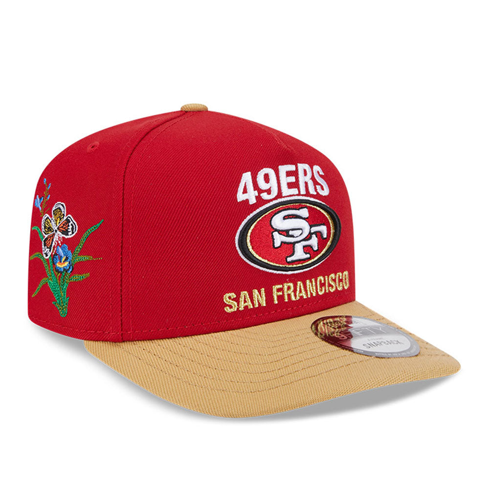 New Era x FELT San Francisco 49ers NFL Red 9FIFTY Snapback Cap