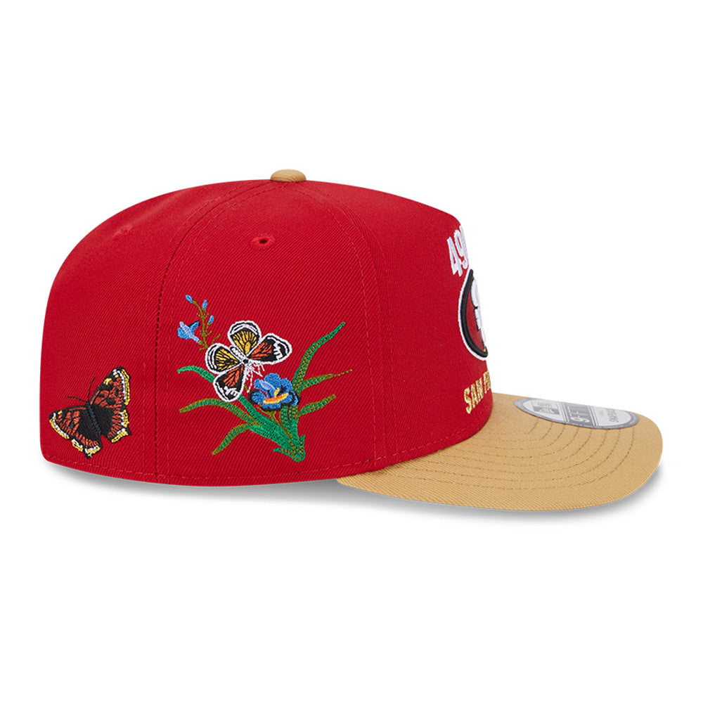 New Era x FELT San Francisco 49ers NFL Red 9FIFTY Snapback Cap