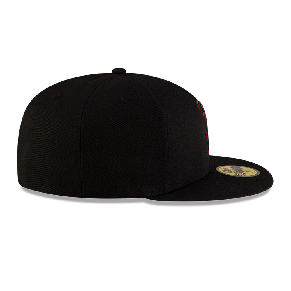 Joker J DC Entertainment Black 59FIFTY Fitted Cap