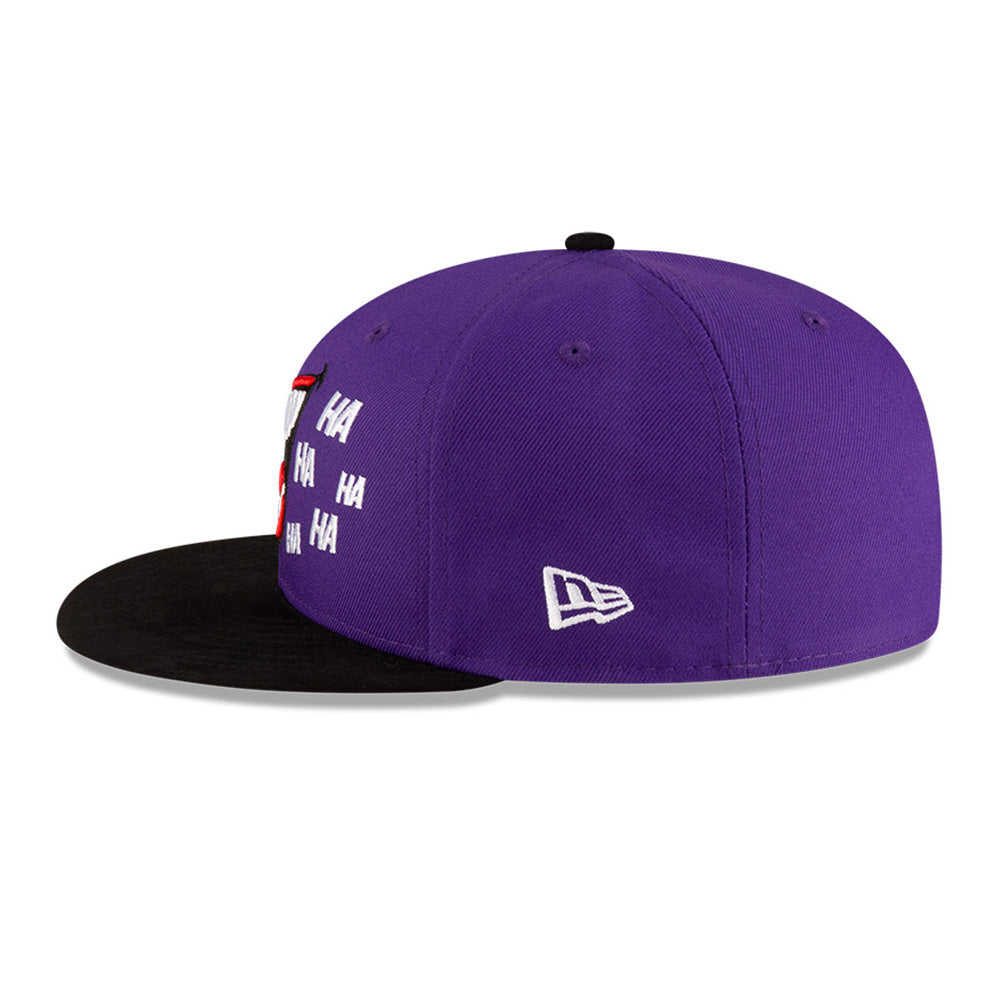 Joker Smile DC Entertainment Tropical Purple Black 59FIFTY Fitted Cap