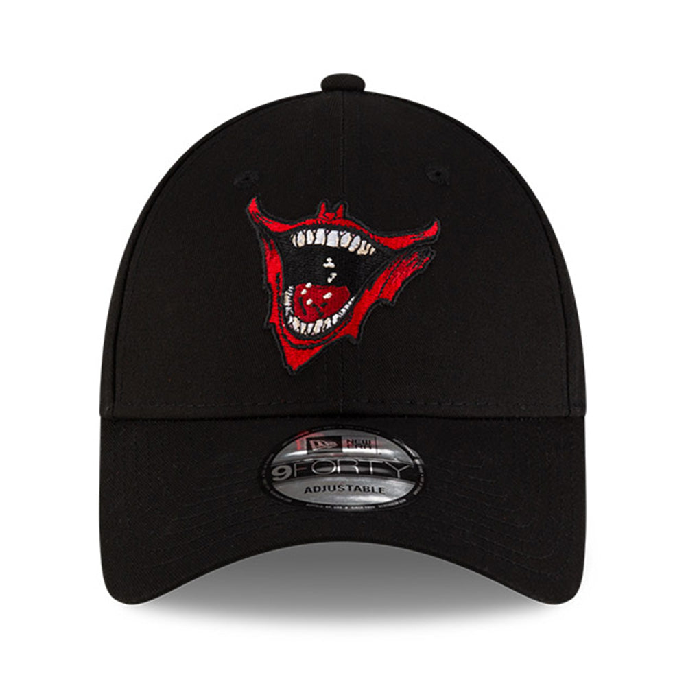 Joker Laughing Smile DC Entertainment Black 9FORTY Adjustable Cap