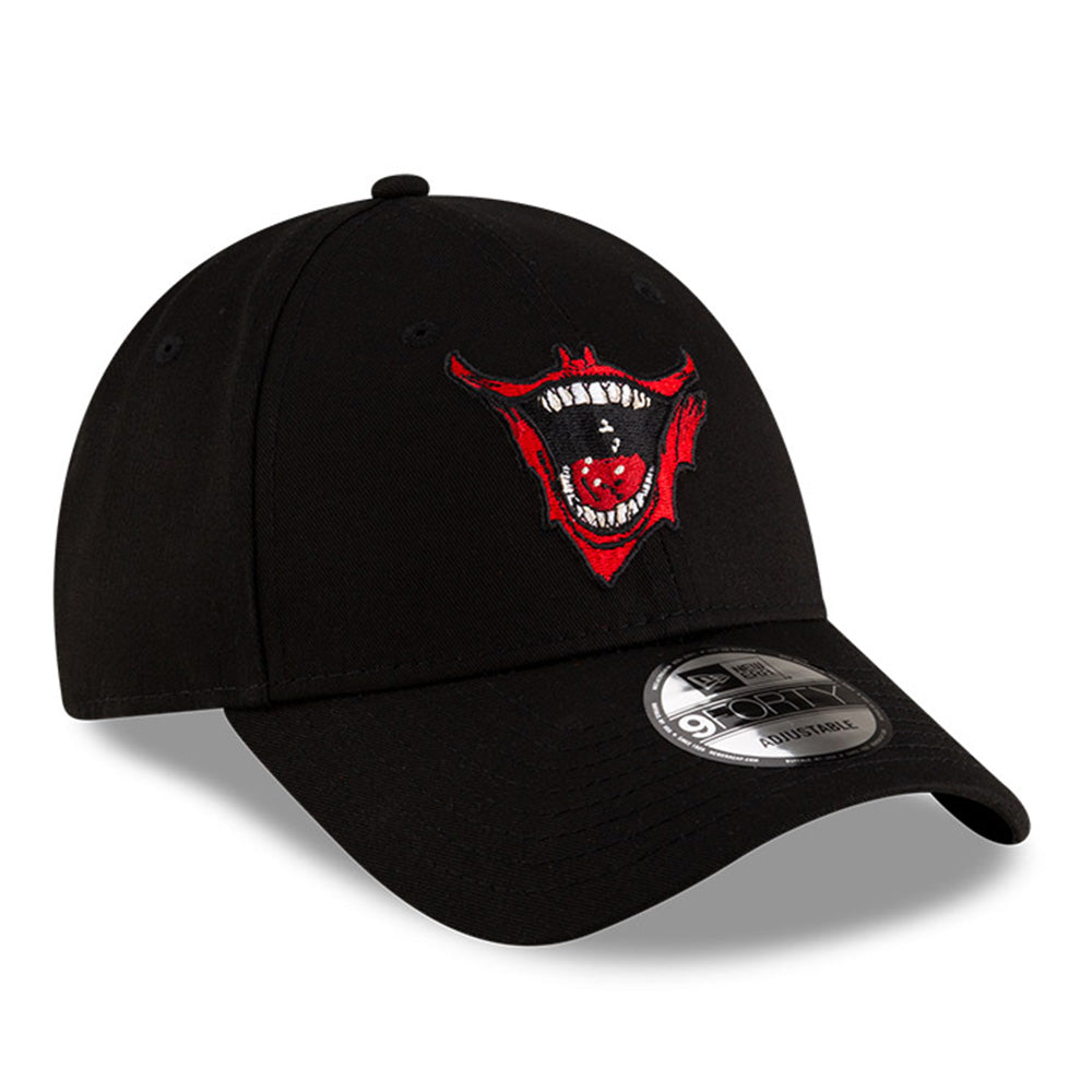 Joker Laughing Smile DC Entertainment Black 9FORTY Adjustable Cap