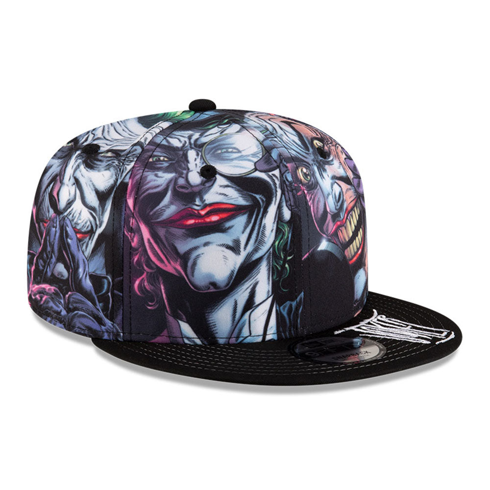 Joker All Over DC Entertainment Black 9FIFTY Snapback Cap