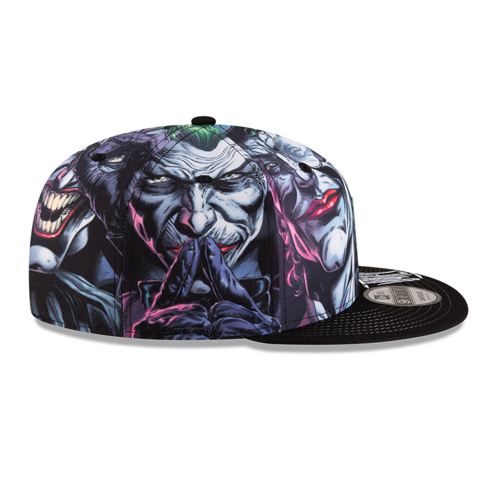 Joker All Over DC Entertainment Black 9FIFTY Snapback Cap