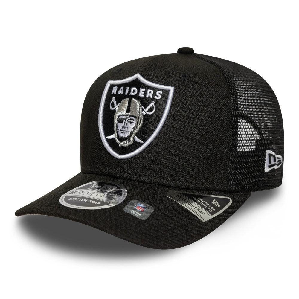 New Era Las Vegas Raiders OTC Black 9SEVENTY Stretch Snapback Cap