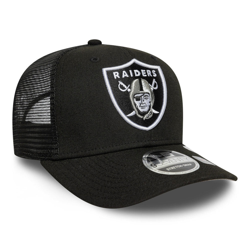 New Era Las Vegas Raiders OTC Black 9SEVENTY Stretch Snapback Cap
