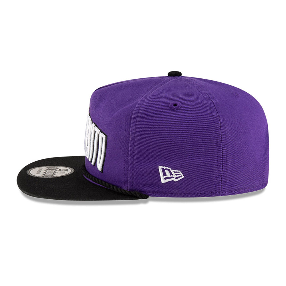 New Era Sacramento Kings NBA Classic Edition Purple Golfer Snapback Cap