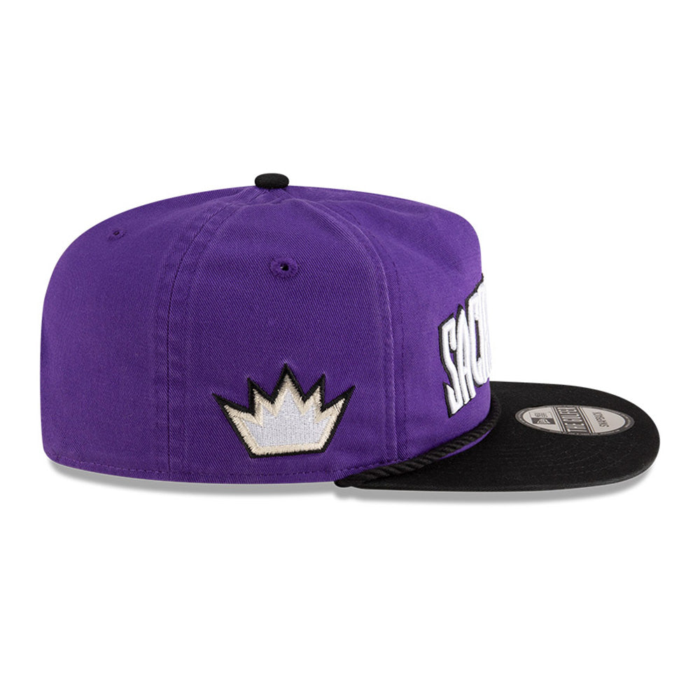 New Era Sacramento Kings NBA Classic Edition Purple Golfer Snapback Cap