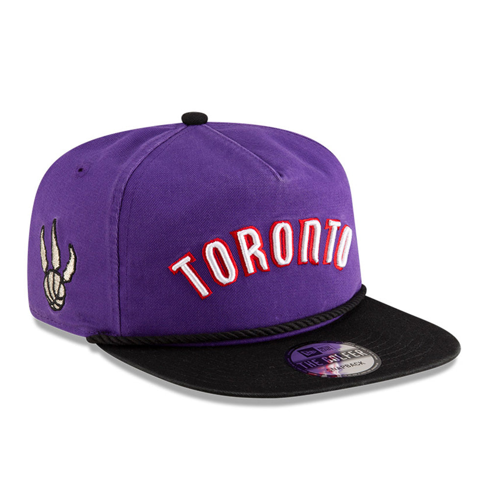 New Era Toronto Raptors NBA Classic Edition Purple Golfer Snapback Cap