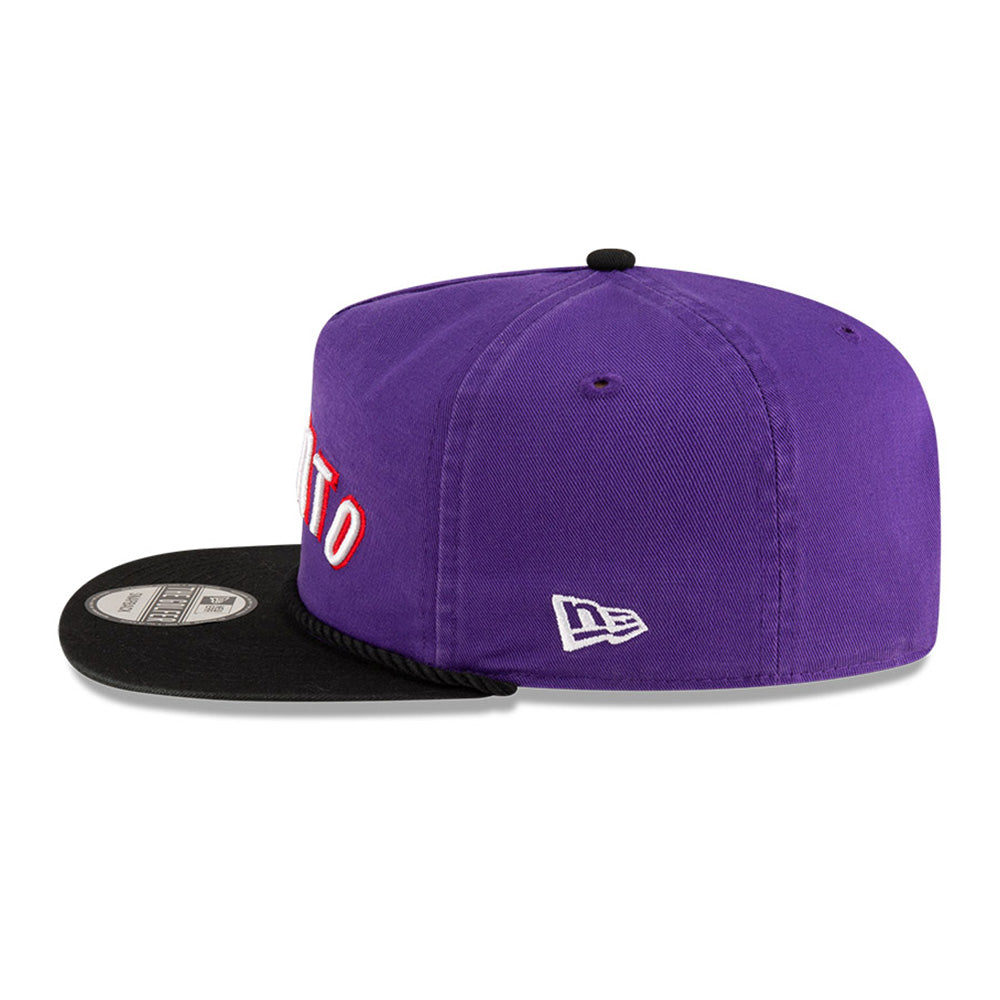 New Era Toronto Raptors NBA Classic Edition Purple Golfer Snapback Cap