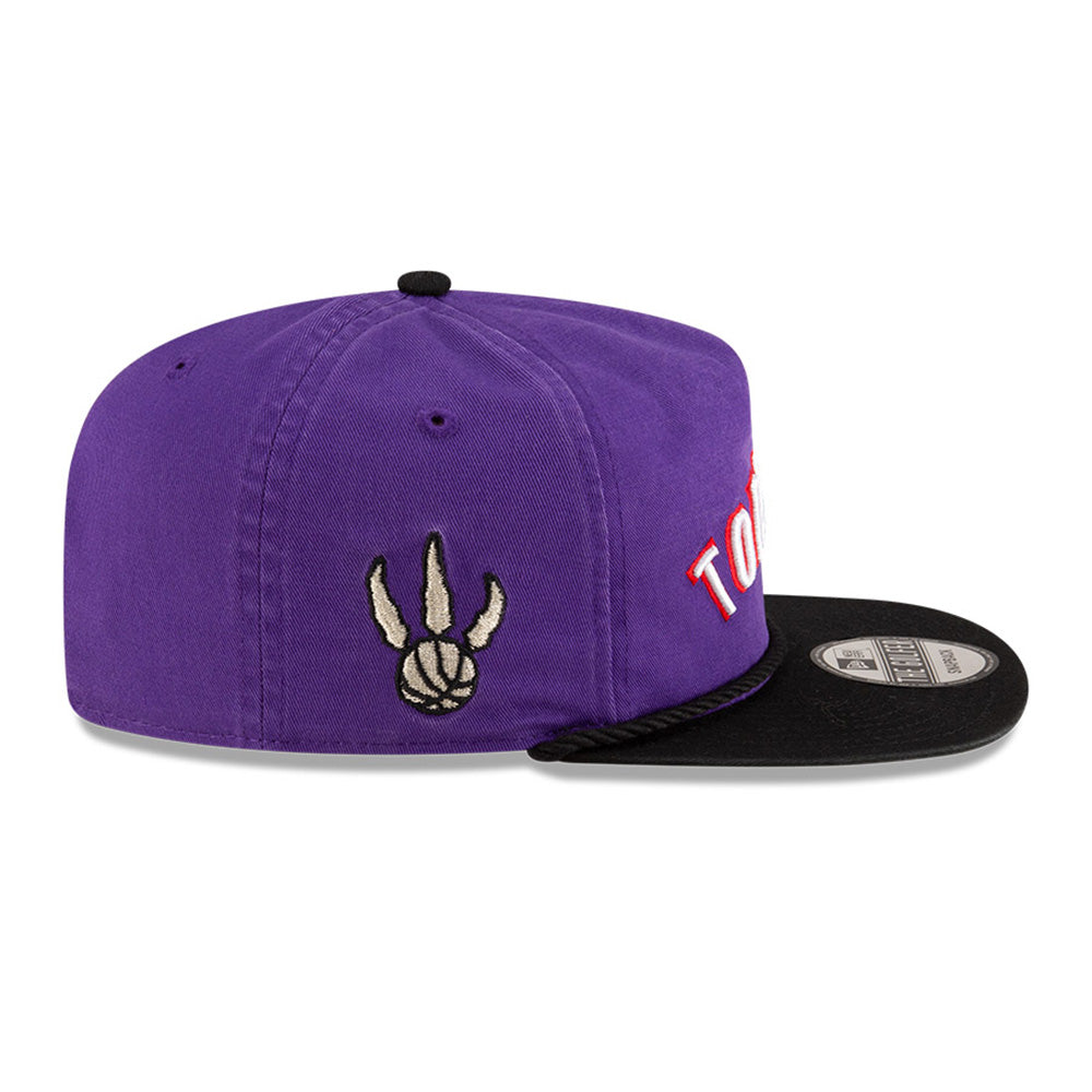 New Era Toronto Raptors NBA Classic Edition Purple Golfer Snapback Cap