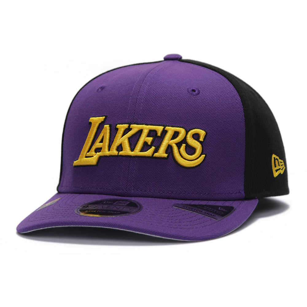 New Era Los Angeles Lakers NBA Statement Purple 9SEVENTY Stretch Snapback Cap