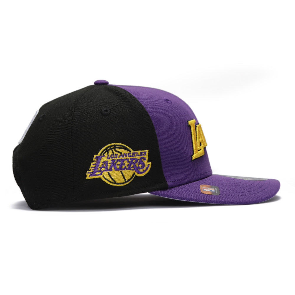 New Era Los Angeles Lakers NBA Statement Purple 9SEVENTY Stretch Snapback Cap