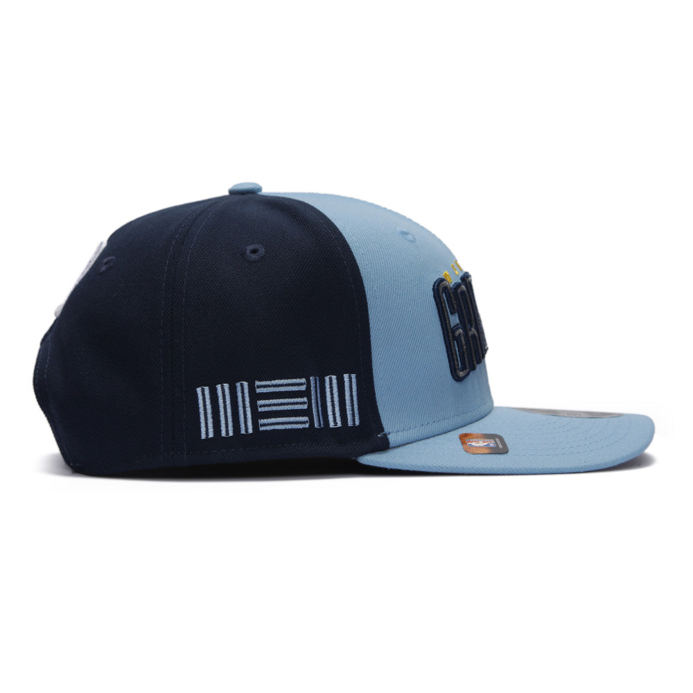 New Era Memphis Grizzlies NBA Statement Pastel Blue 9SEVENTY Stretch Snapback Cap