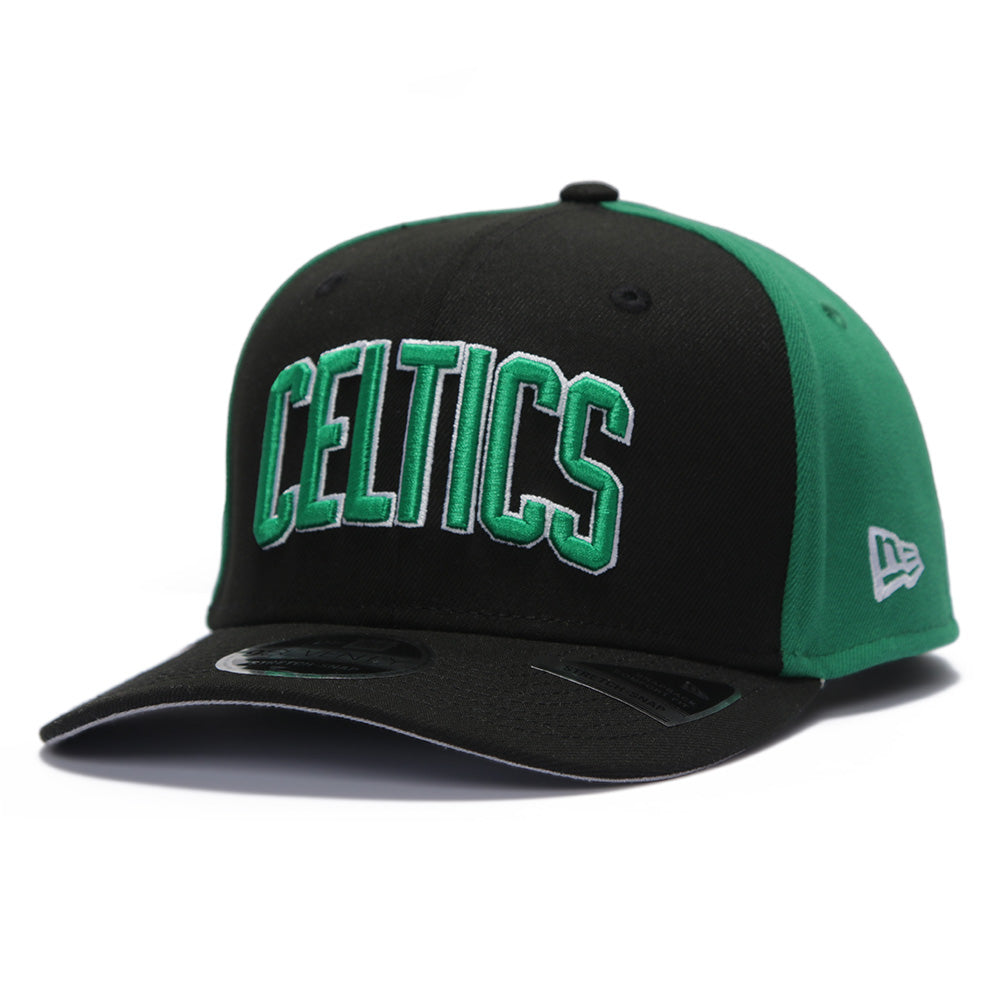 New Era Boston Celtics NBA Statement Black Green 9SEVENTY Stretch Snapback Cap