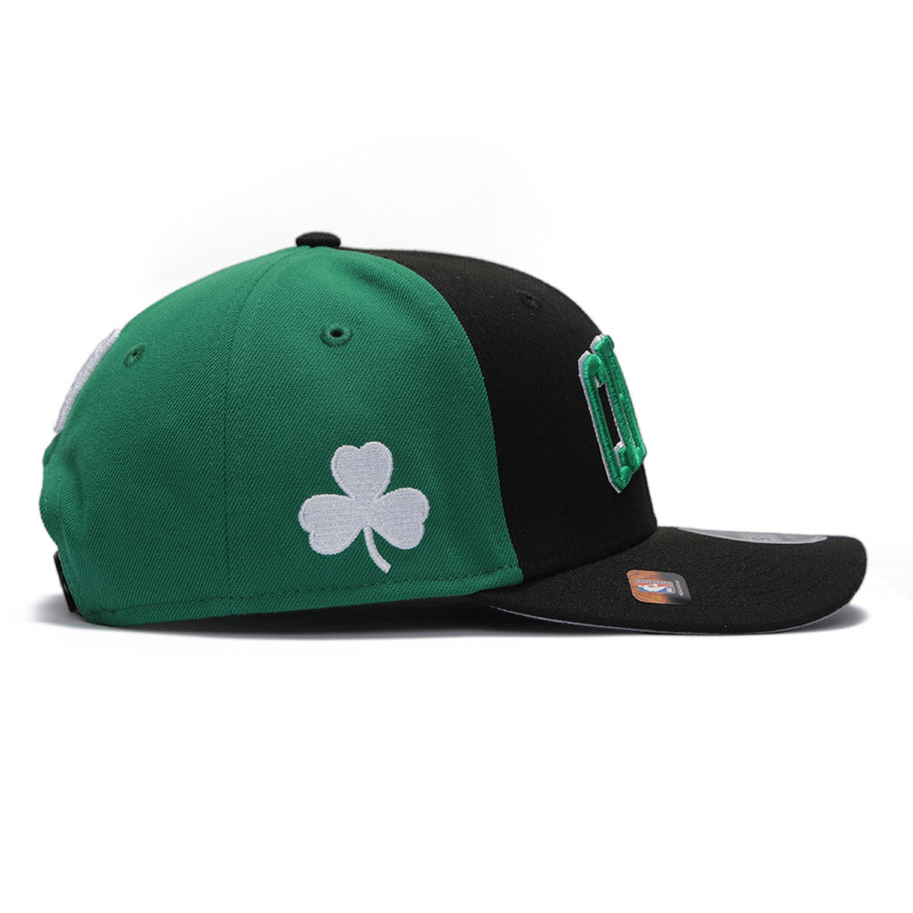 New Era Boston Celtics NBA Statement Black Green 9SEVENTY Stretch Snapback Cap