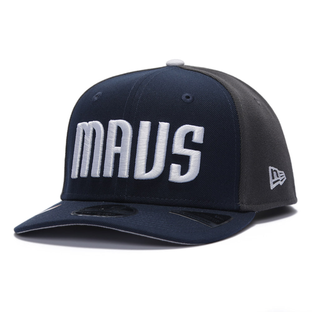 New Era Dallas Mavericks NBA Statement Medium Blue 9SEVENTY Stretch Snapback Cap