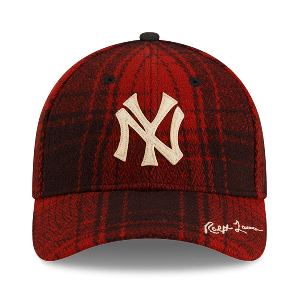 New Era x Ralph Lauren New York Yankees MLB Plaid Red 49FORTY Fitted Cap (ONLINE EXCLUSIVE)