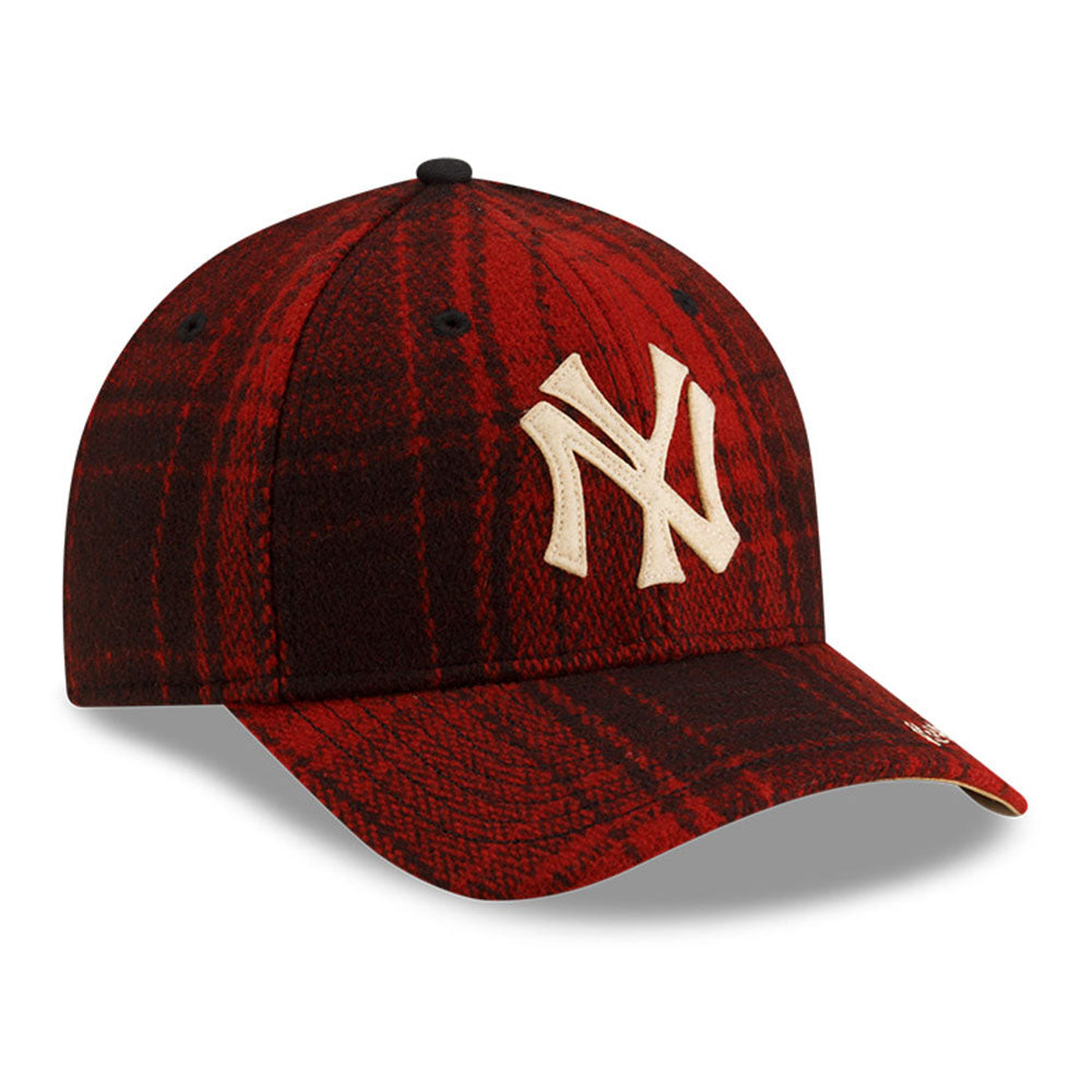 New Era x Ralph Lauren New York Yankees MLB Plaid Red 49FORTY Fitted Cap (ONLINE EXCLUSIVE)