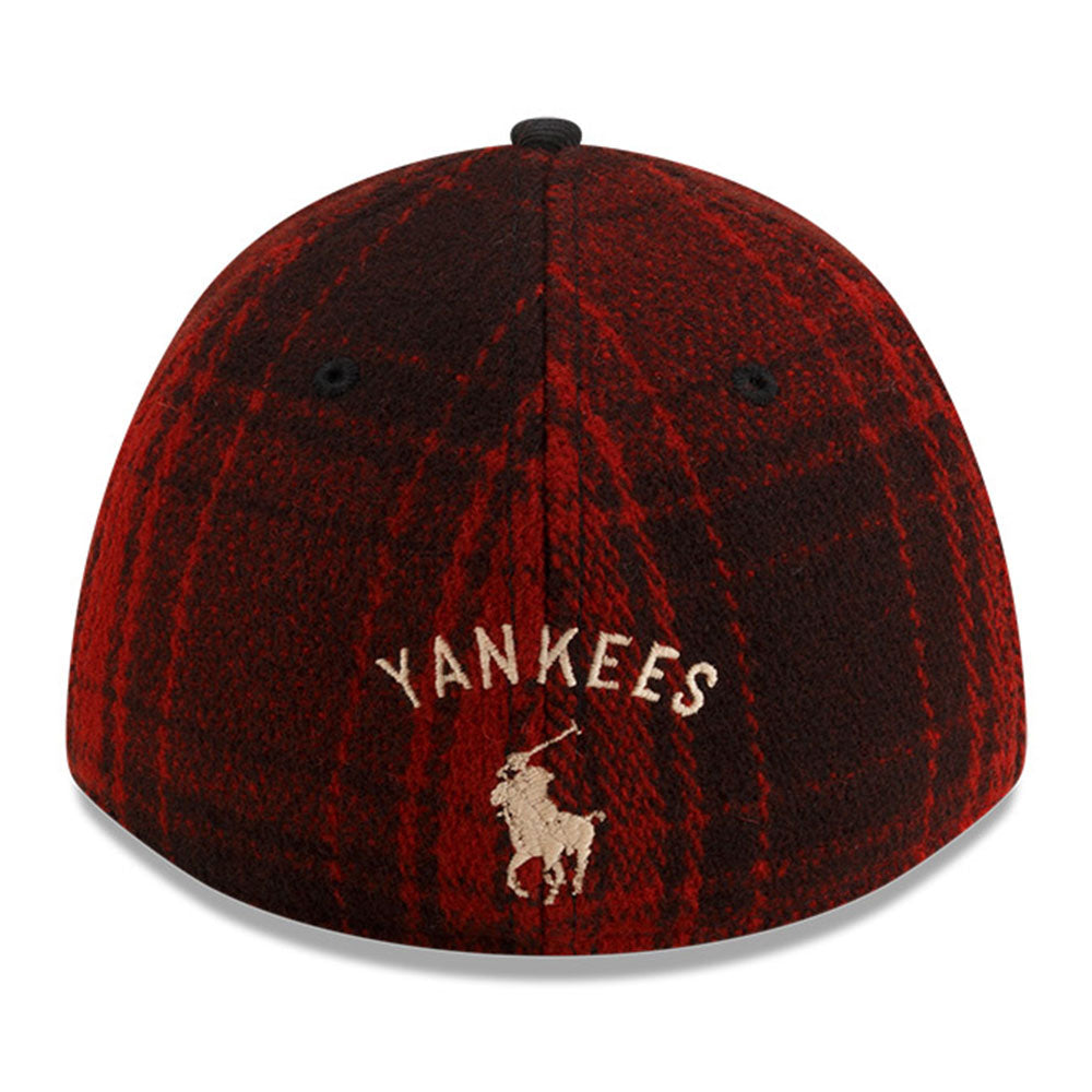 New Era x Ralph Lauren New York Yankees MLB Plaid Red 49FORTY Fitted Cap (ONLINE EXCLUSIVE)