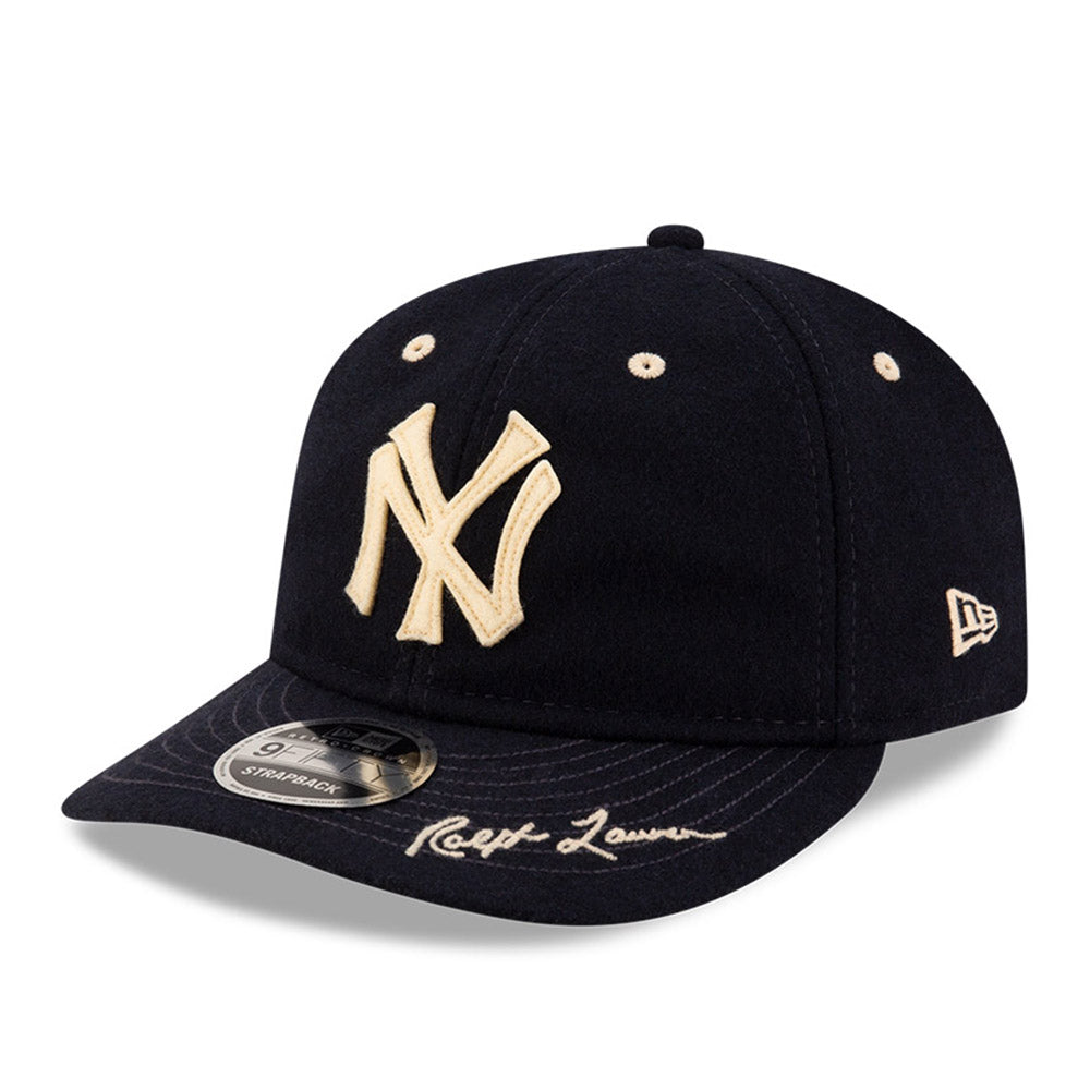 New Era x Ralph Lauren New York Yankees MLB Navy 9FIFTY Retro Crown Adjustable Cap