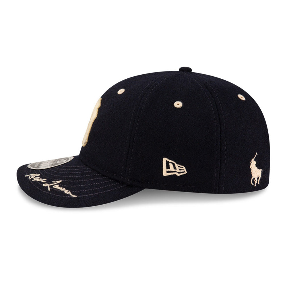 New Era x Ralph Lauren New York Yankees MLB Navy 9FIFTY Retro Crown Adjustable Cap