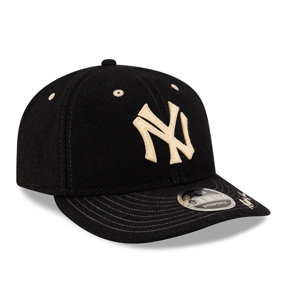 New Era x Ralph Lauren New York Yankees MLB Black 9FIFTY Retro Crown Adjustable Cap ( ONLINE EXCLUSIVE )