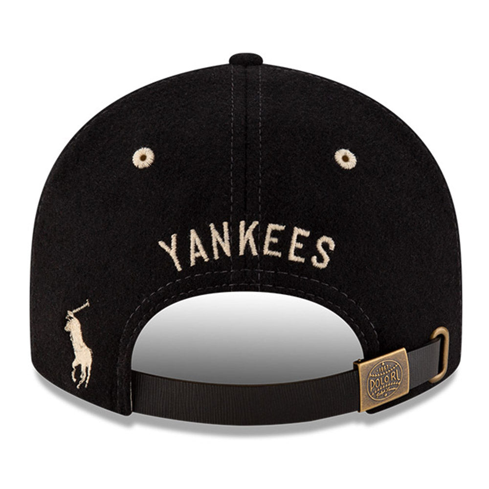 New Era x Ralph Lauren New York Yankees MLB Black 9FIFTY Retro Crown Adjustable Cap ( ONLINE EXCLUSIVE )