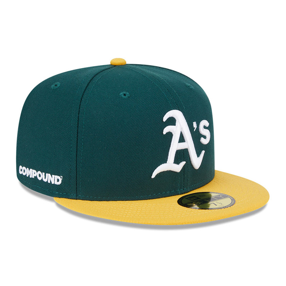 New Era Oakland Athletics MLB x Compound Green 59FIFTY Fitted Cap