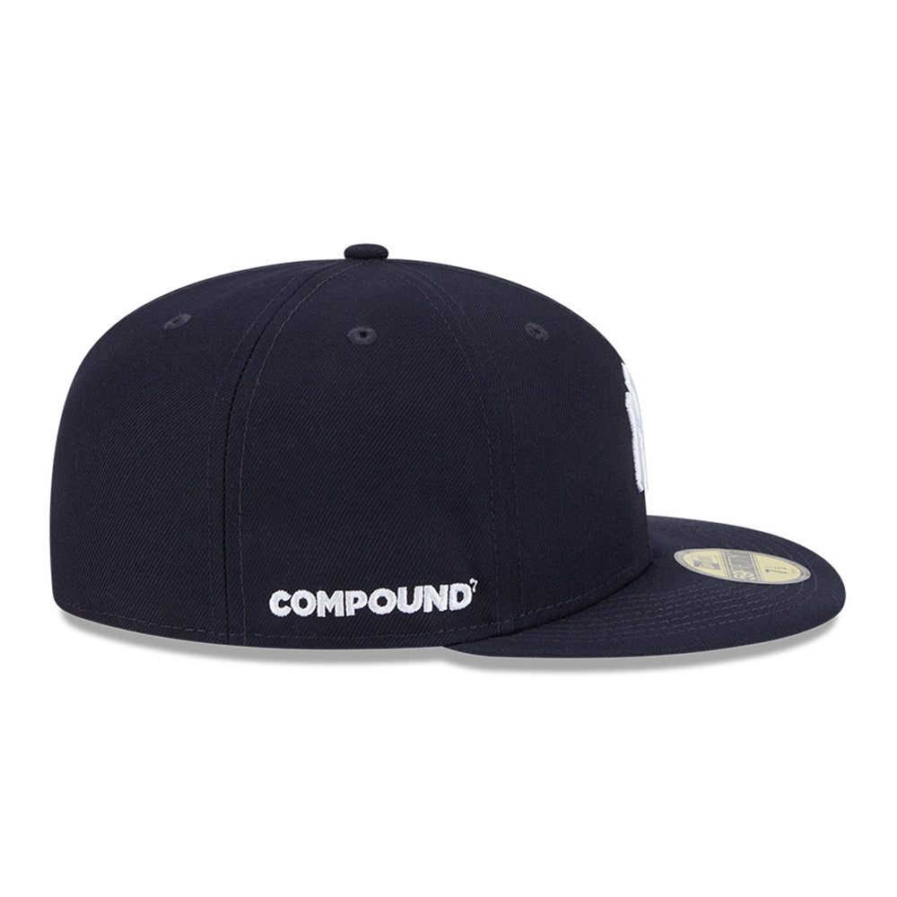 New Era New York Yankees MLB x Compound Navy 59FIFTY Fitted Cap