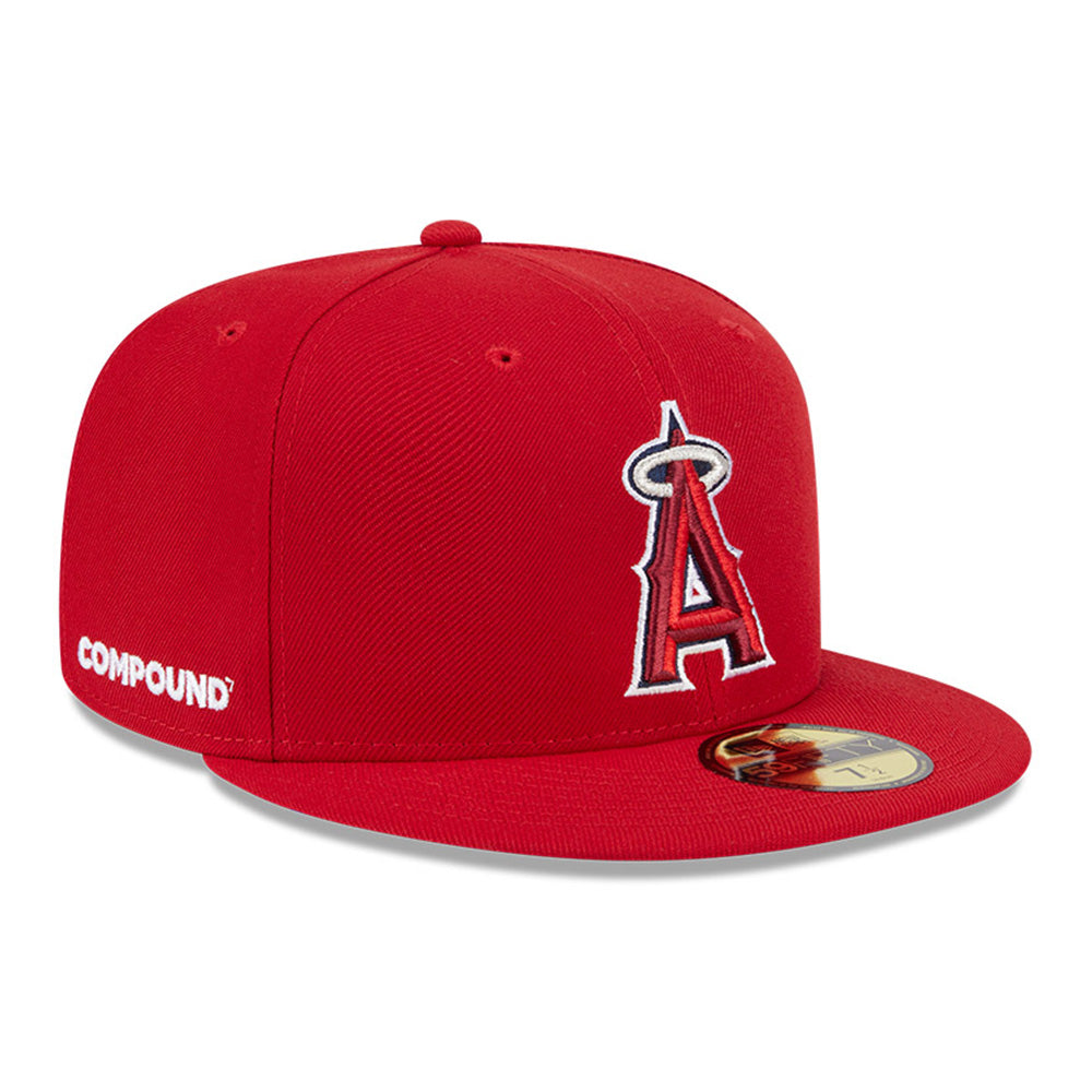 New Era Anaheim Angels MLB x Copound Red 59FIFTY Fitted Cap