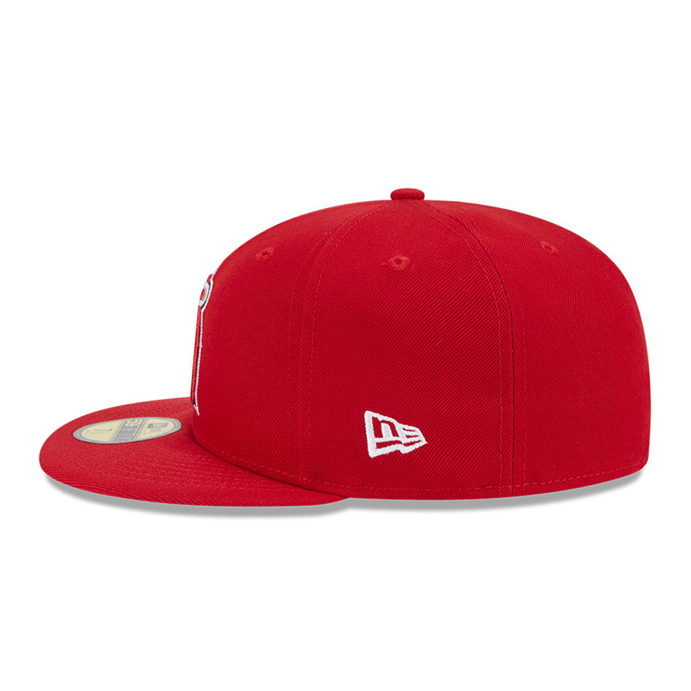 New Era Anaheim Angels MLB x Copound Red 59FIFTY Fitted Cap