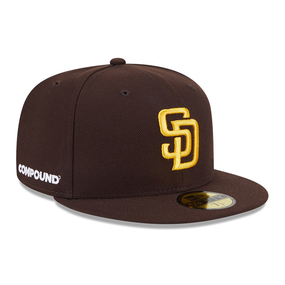 New Era San Diego Padres MLB x Compound Brown 59FIFTY Fitted Cap