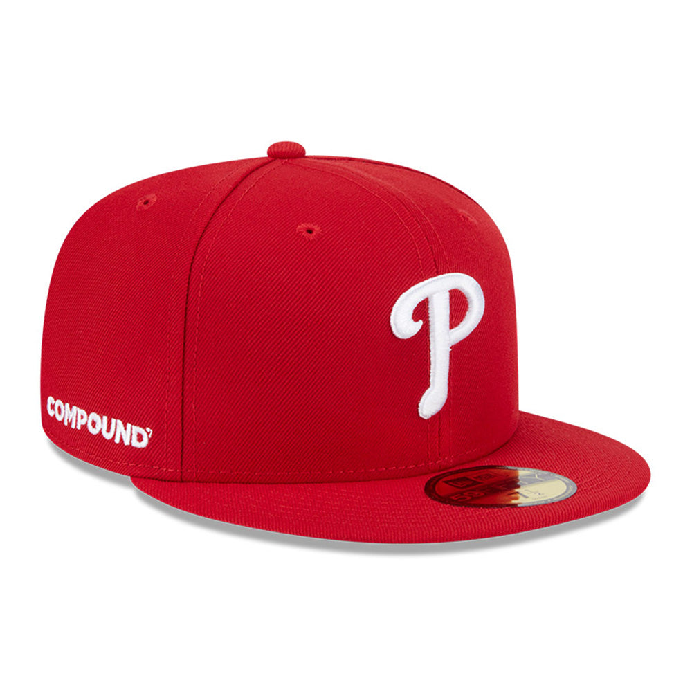 New Era Philadelphia Phillies MLB x Compound Red 59FIFTY Fitted Cap