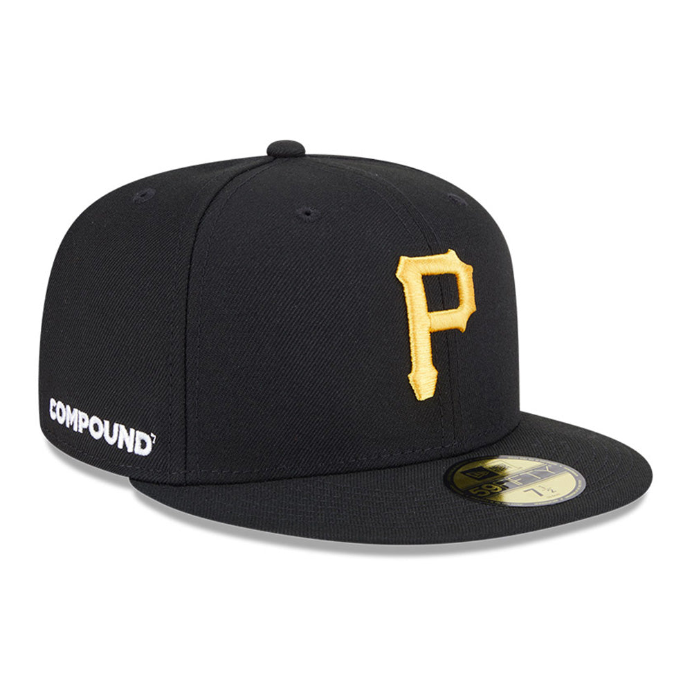 New Era Pittsburgh Pirates MLB x Compound Black 59FIFTY Fitted Cap