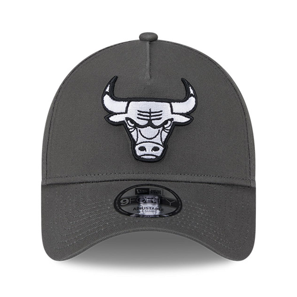 New Era Chicago Bulls Dusty Charcoal 9FORTY A-Frame Snapback Cap