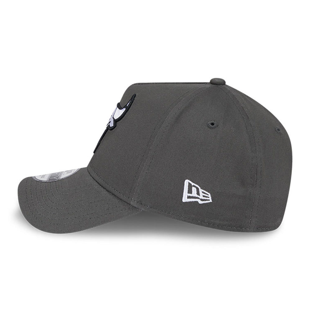 New Era Chicago Bulls Dusty Charcoal 9FORTY A-Frame Snapback Cap