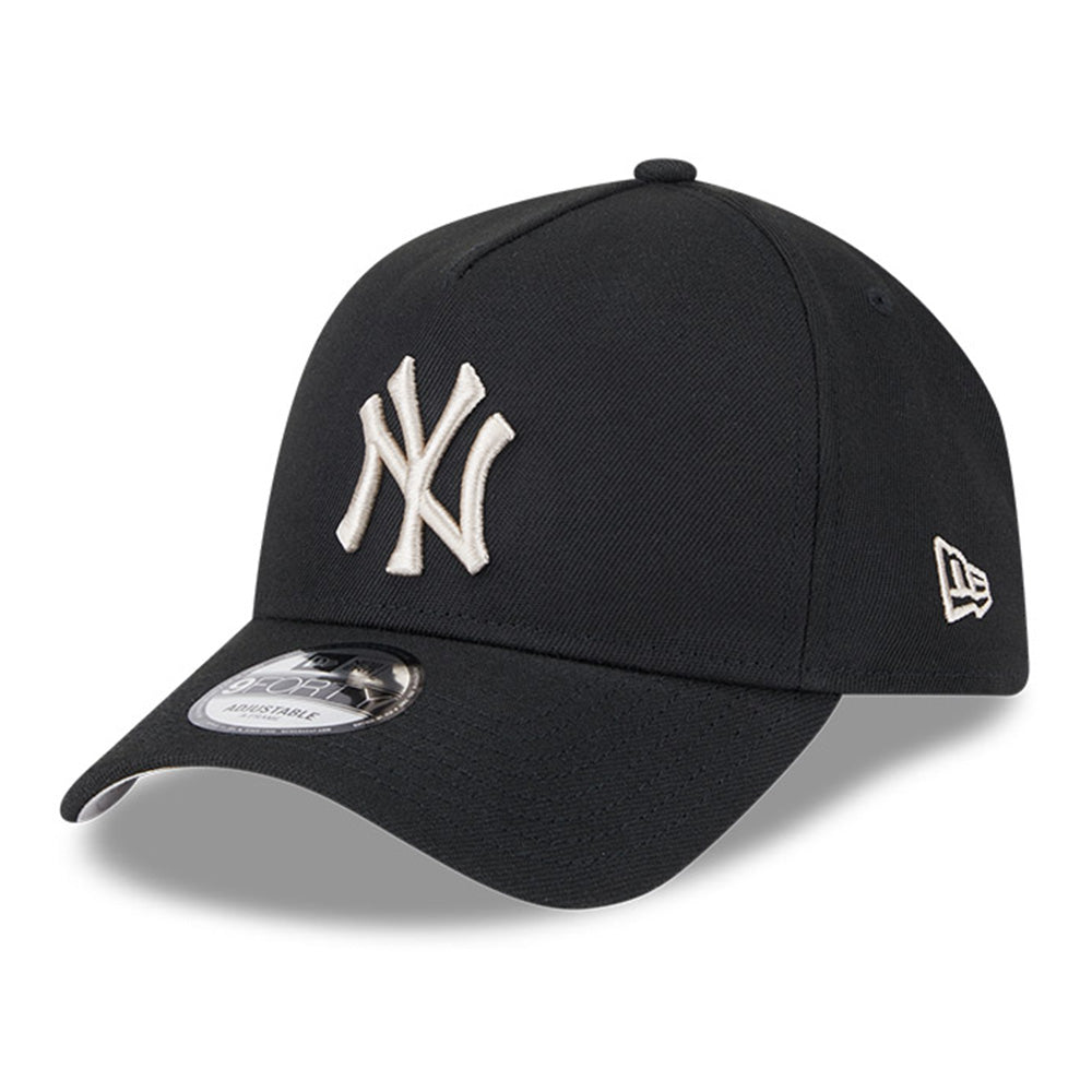 New Era New York Yankees Black Stone Repreve® Black 9FORTY A-Frame Snapback Cap