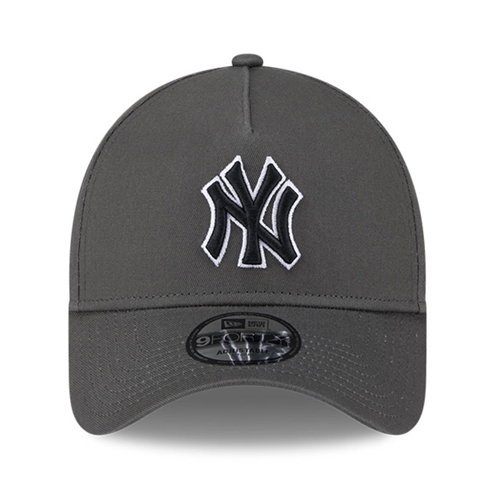 New Era New York Yankees Dusty Charcoal 9FORTY A-Frame Snapback Cap