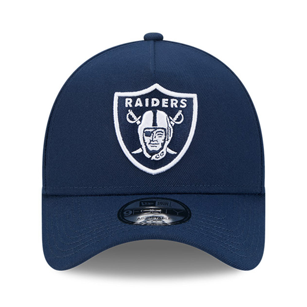 New Era Las Vegas Raiders Oceanside Blue Repreve 9FORTY A-Frame Snapback Cap