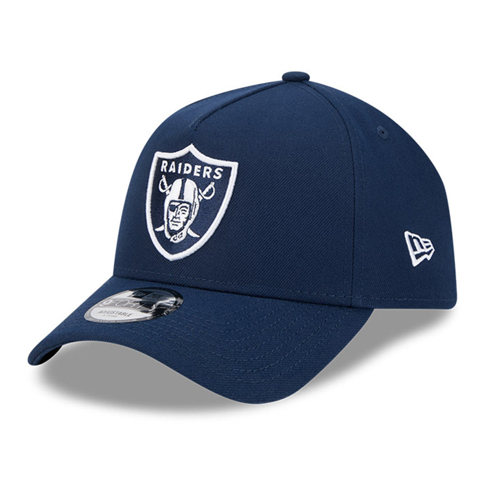 New Era Las Vegas Raiders Oceanside Blue Repreve 9FORTY A-Frame Snapback Cap
