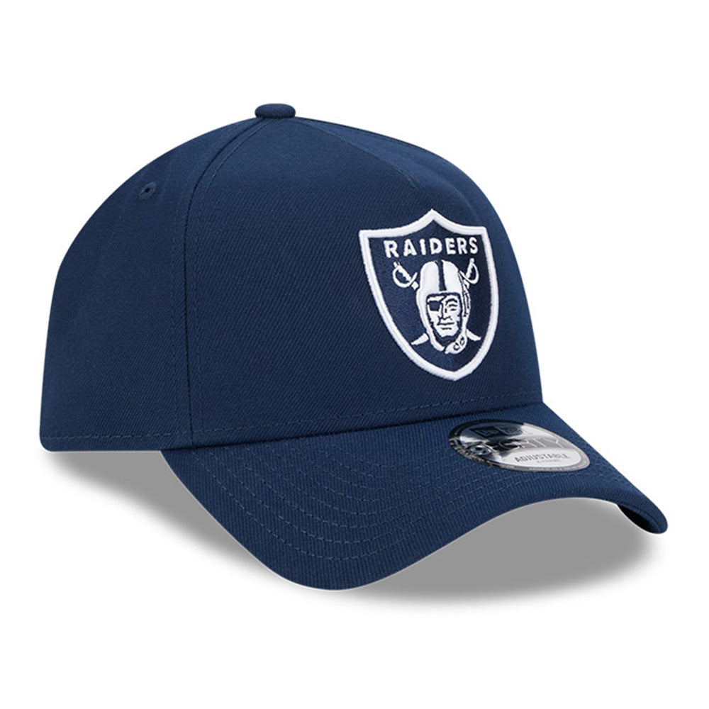 New Era Las Vegas Raiders Oceanside Blue Repreve 9FORTY A-Frame Snapback Cap