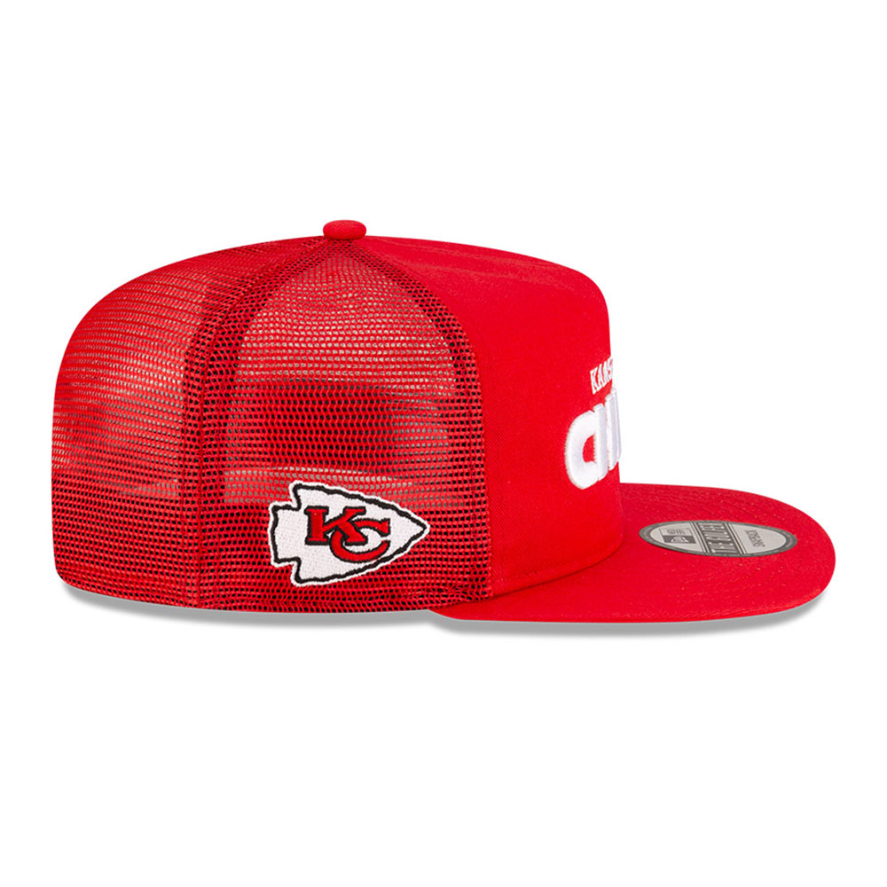 Kansas City Chiefs NFL Games Washed Script Red The Golfer Snapback Cap