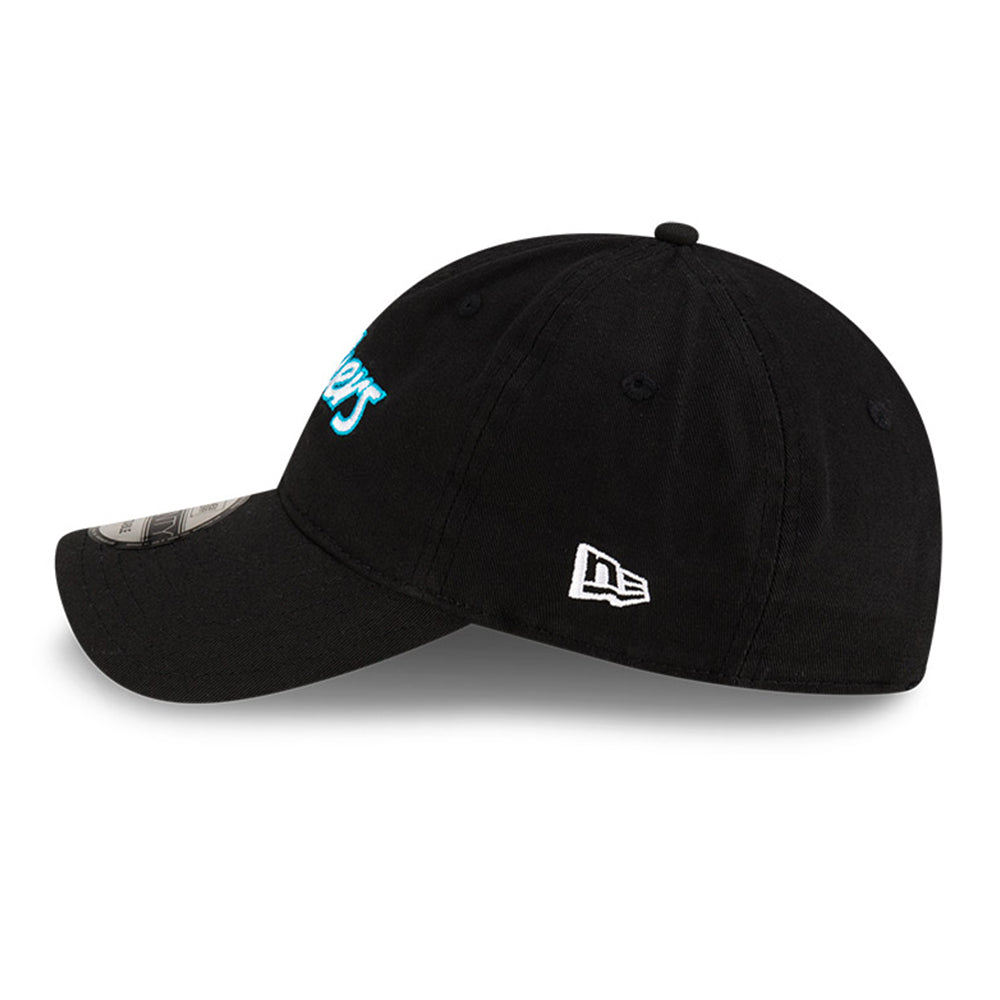 Carolina Panthers NFL Games Washed Script Black 9TWENTY Adjustable Cap