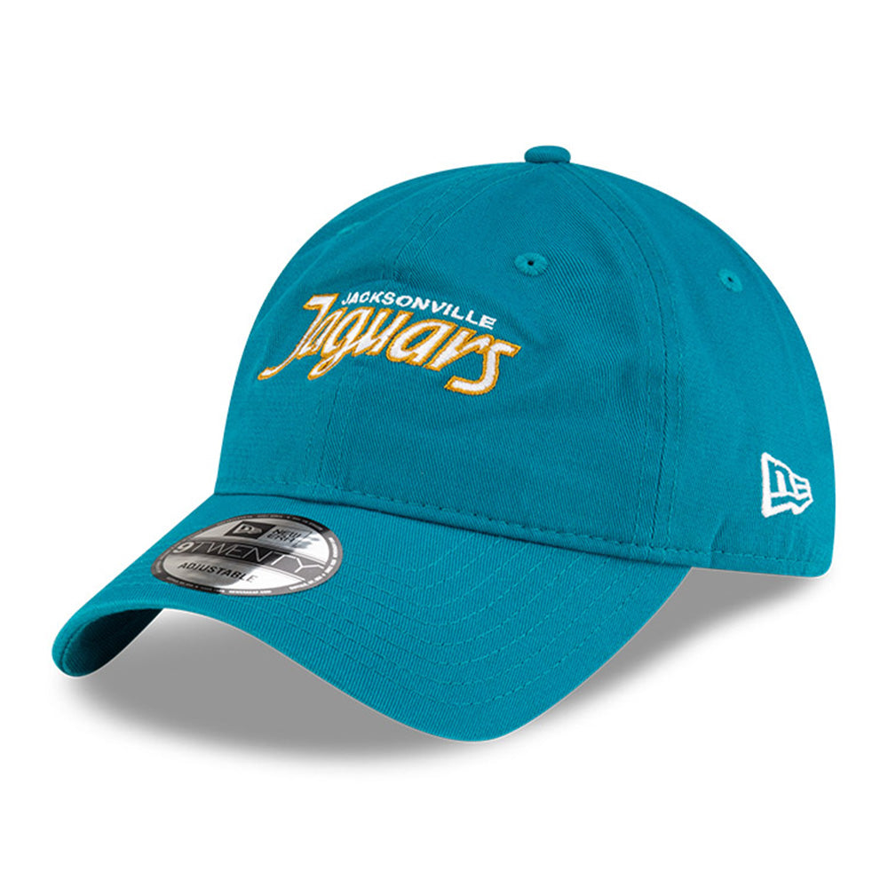 Jacksonville Jaguars NFL Games Washed Script Turquoise 9TWENTY Adjustable Cap