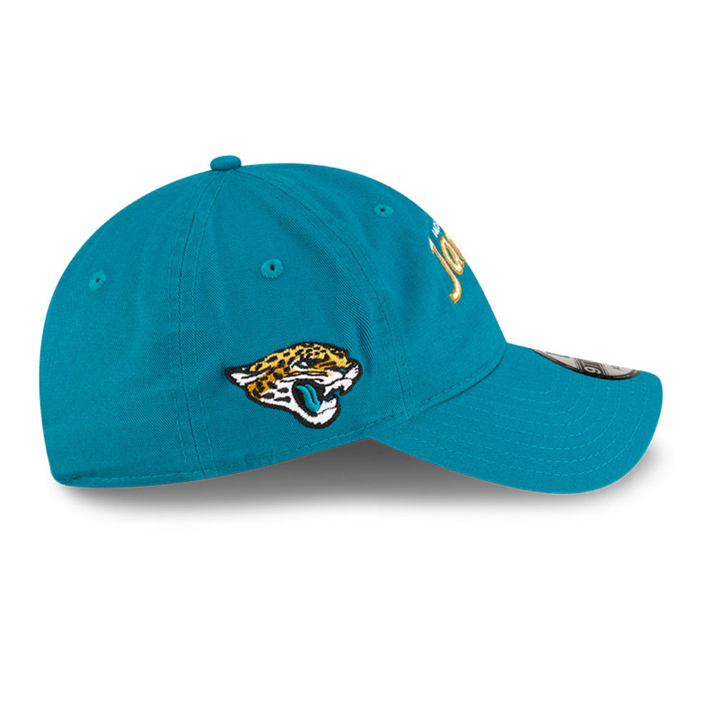 Jacksonville Jaguars NFL Games Washed Script Turquoise 9TWENTY Adjustable Cap