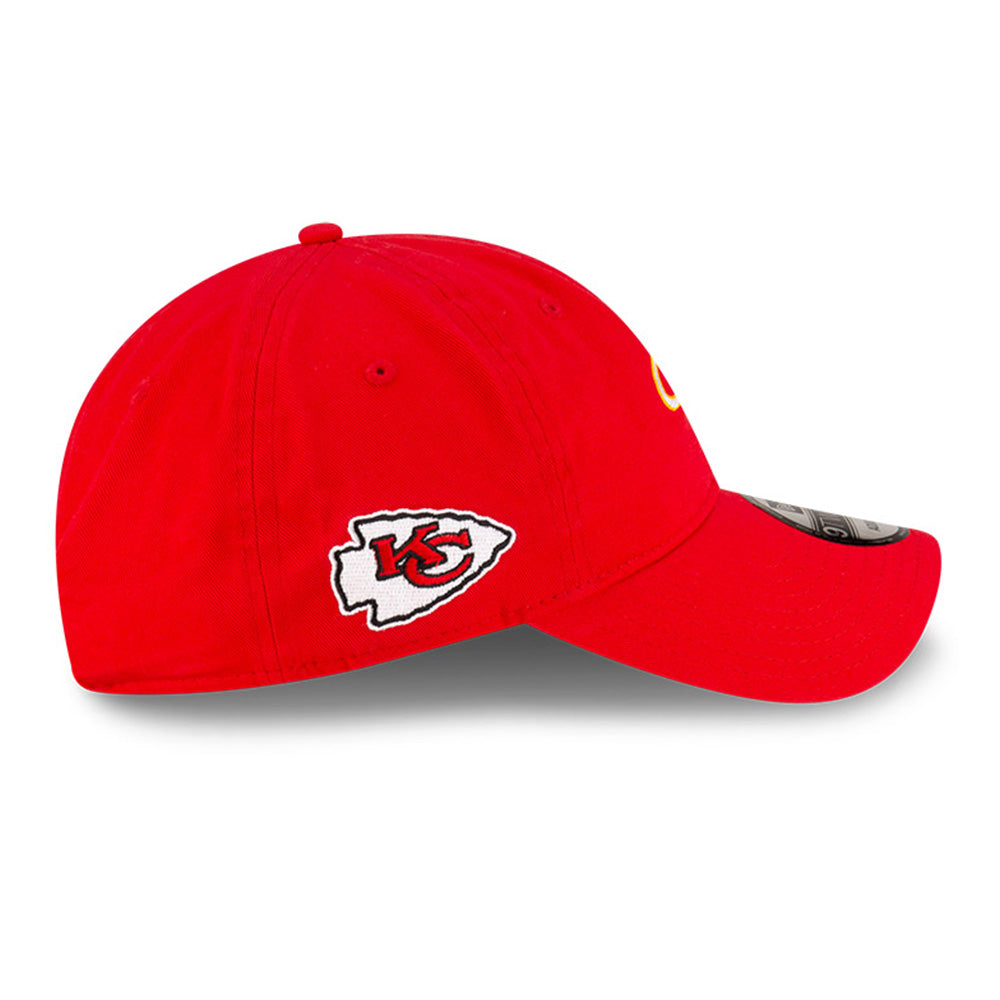 Kansas City Chiefs NFL Games Washed Script Red 9TWENTY Adjustable Cap